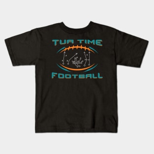 Tua Tagovailoa "Tua Time" Miami Dolphins X's and O's Kids T-Shirt